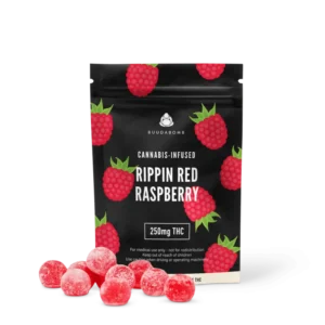 Buudabomb Rippin Red Raspberry Gummies